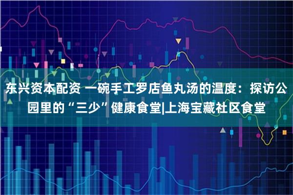 东兴资本配资 一碗手工罗店鱼丸汤的温度：探访公园里的“三少”健康食堂|上海宝藏社区食堂